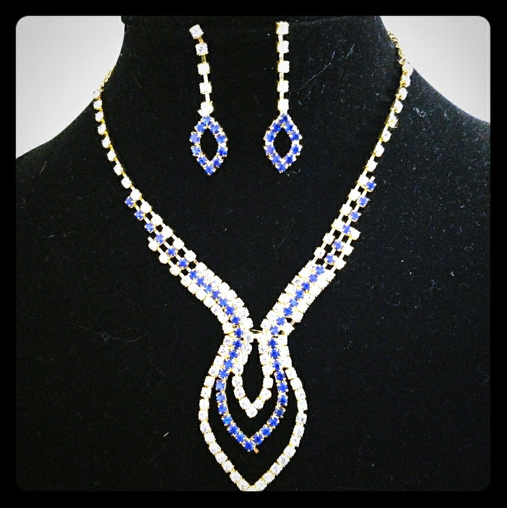 Necklace, earrings, bracelet set
